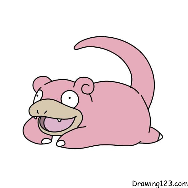 menggambar Pokemon yang lamban