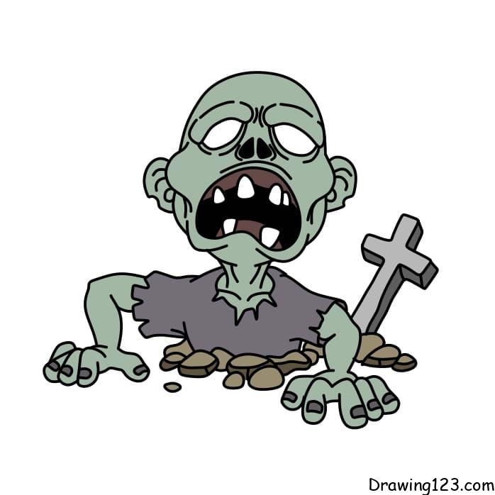 menggambar Zombi