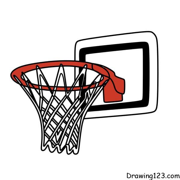 menggambar Ring basket