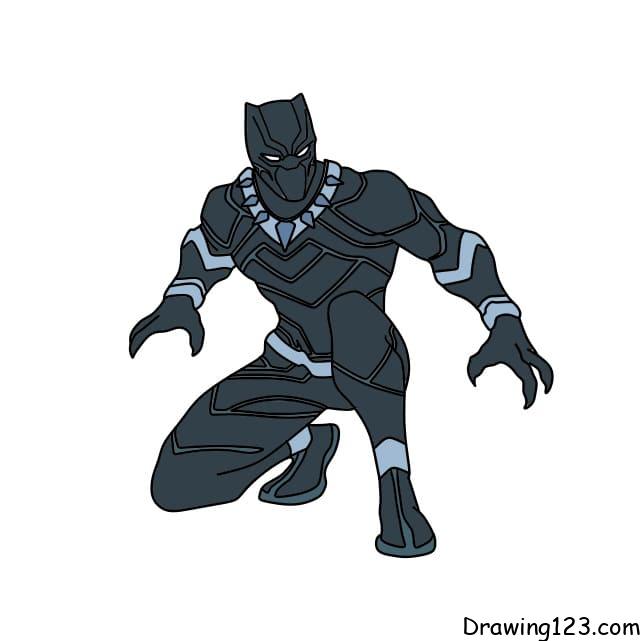 menggambar Macan kumbang