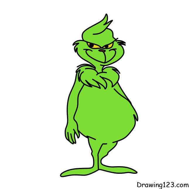 menggambar Grinch
