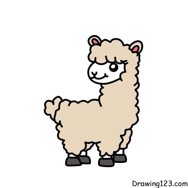 menggambar Llama