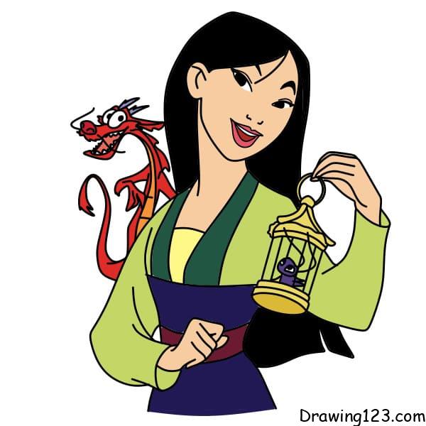 menggambar Mulan