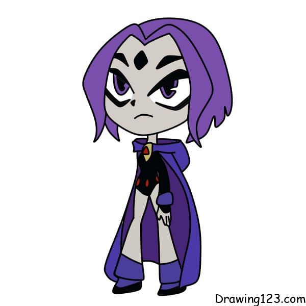Drawing-Raven-step-10-2
