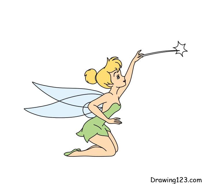 menggambar Tinkerbell