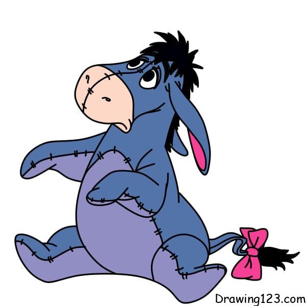 menggambar Eeyore