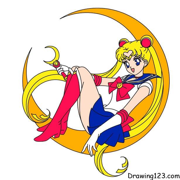 How-to-draw-water-moon-step-12