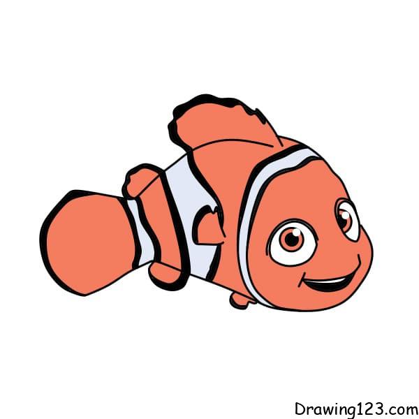menggambar Ikan Nemo
