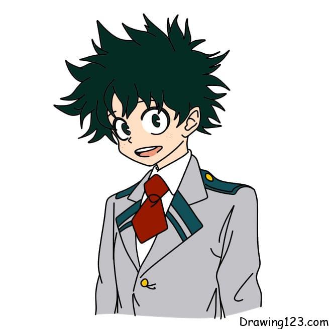 Drawing-a-deku-midoriya-izuku-step-9-1