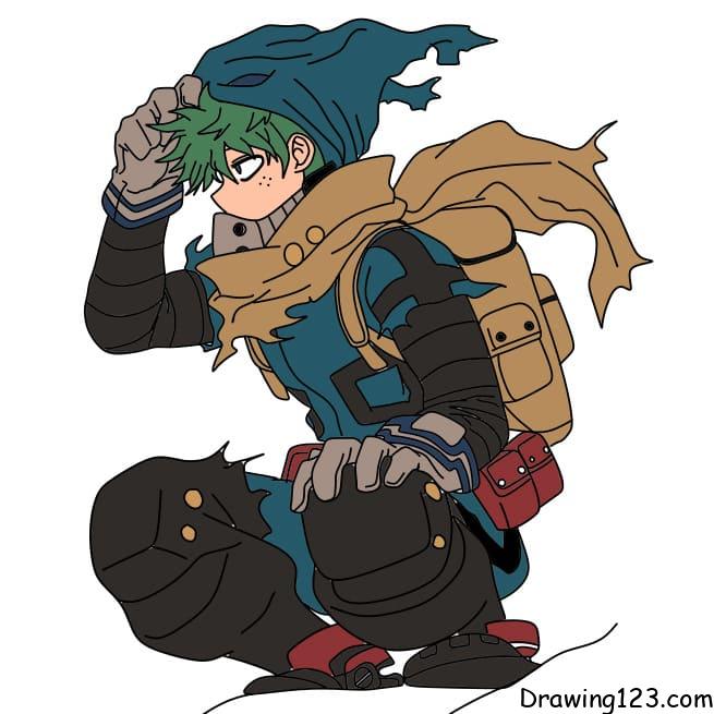 Drawing-deku-midoriya-izuku-step-14-1