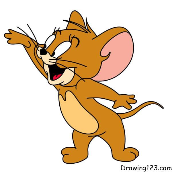 how-to-draw-Jerry-step-10