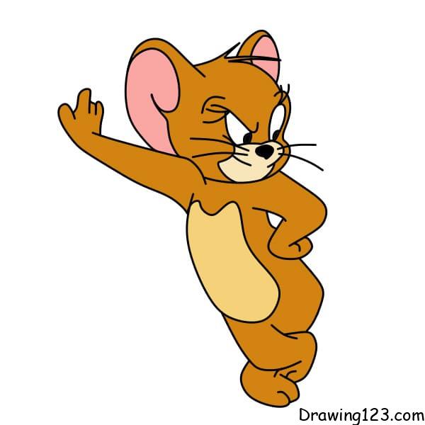 how-to-draw-Jerry-step-8-3