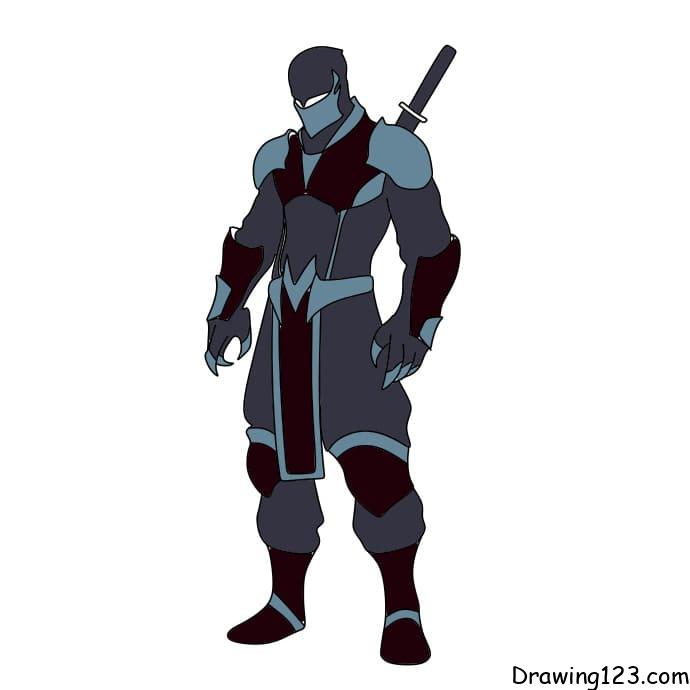 how-to-draw-Ninja-step-10