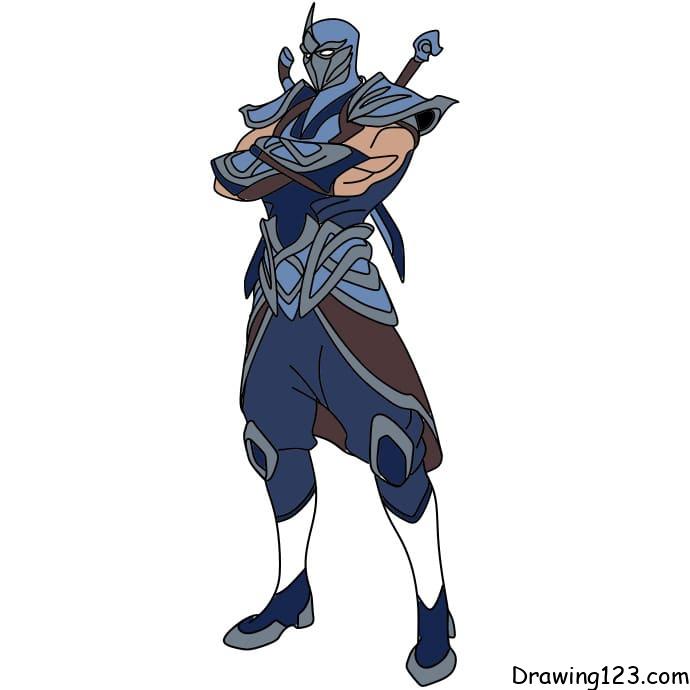how-to-draw-Ninja-step-15