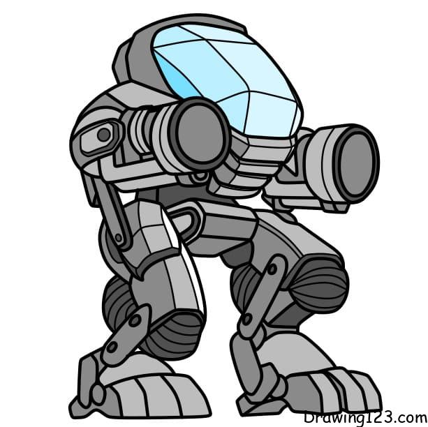 menggambar Robot