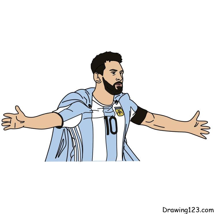 How-to-draw-Lionel-Messi-step-11-6