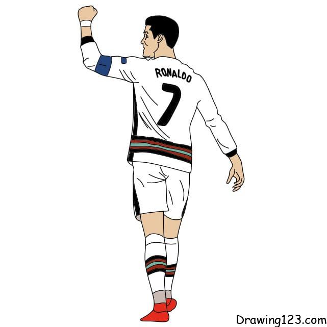 menggambar Cristiano Ronaldo