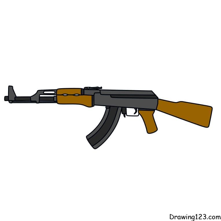 How-to-draw-a-gun-step-8