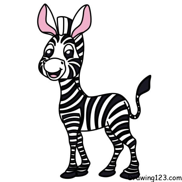 How-to-draw-a-zebra-step-12-2