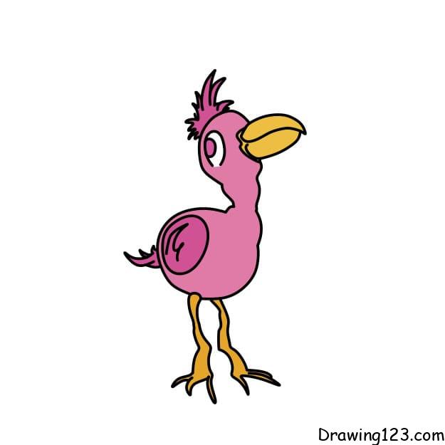 How-to-draw-Opila-Bird-step-9