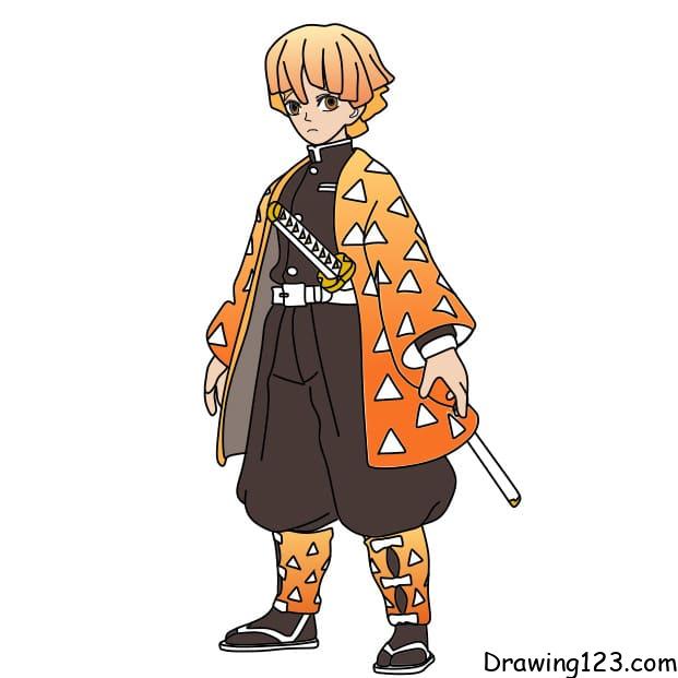 How-to-draw-Zenitsu-step-13-1