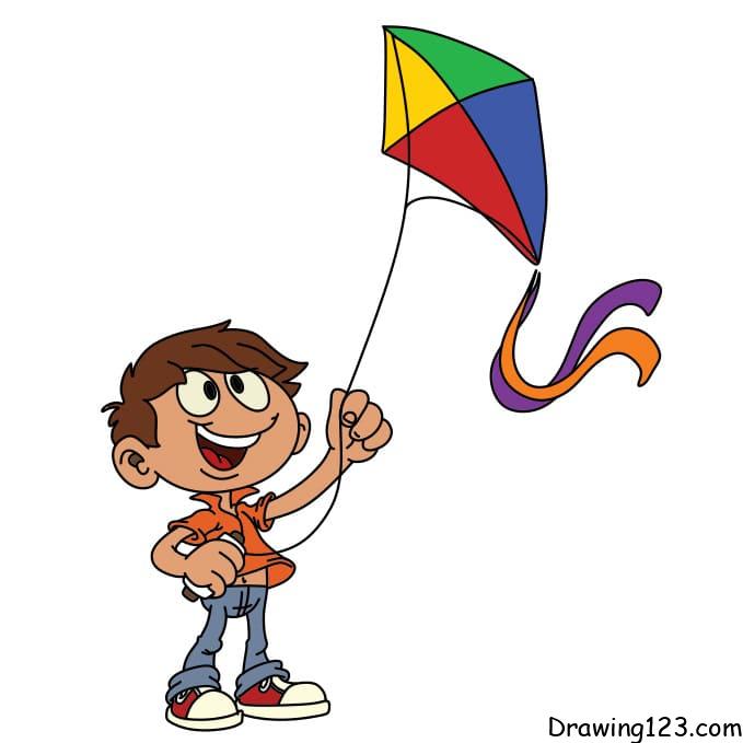 how-to-draw-a-kite-step-11-1