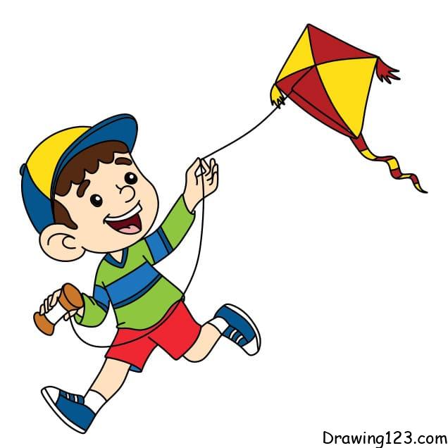 how-to-draw-a-kite-step-12