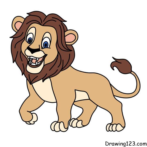 how-to-draw-lion-step-10