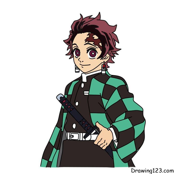 How-to-draw-Tanjiro-Step-11-1