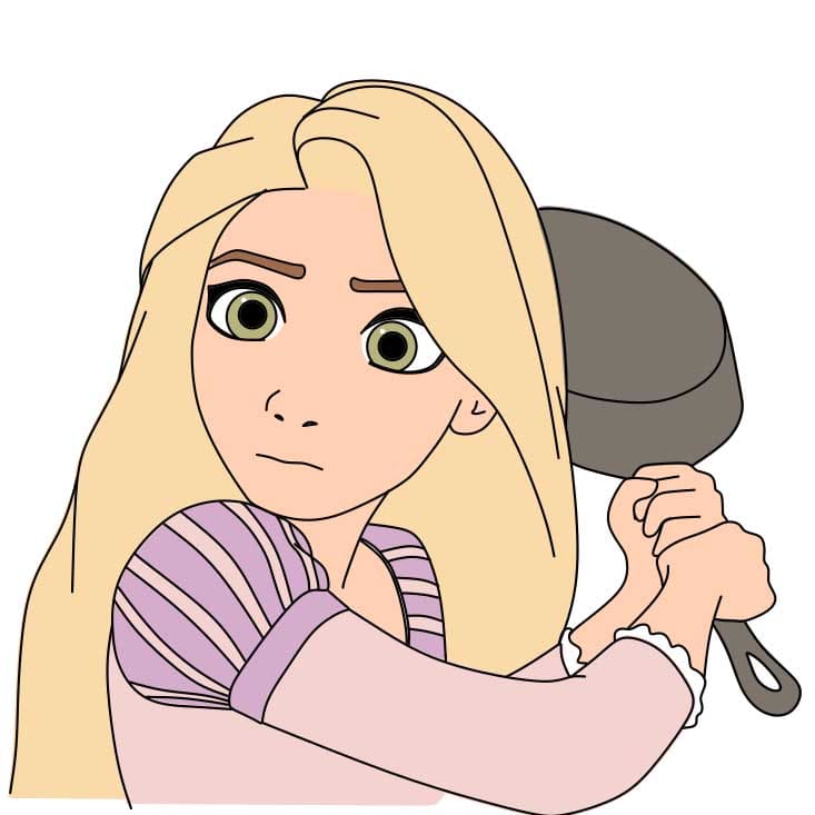 How-to-draw-a-rattan-hair-princess-Step-10-2