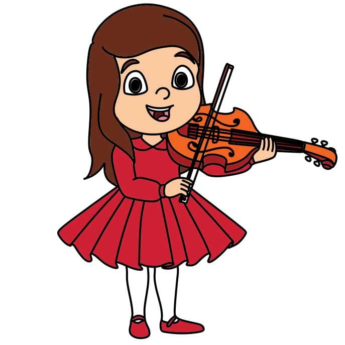 How-to-draw-a-violin-Step-13