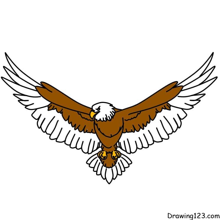 How-to-draw-an-eagle-Step-9-1