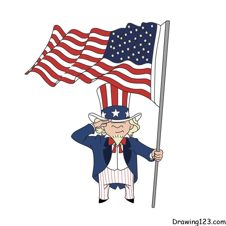 How-to-draw-the-Independence-Day-of-US-step-10-2