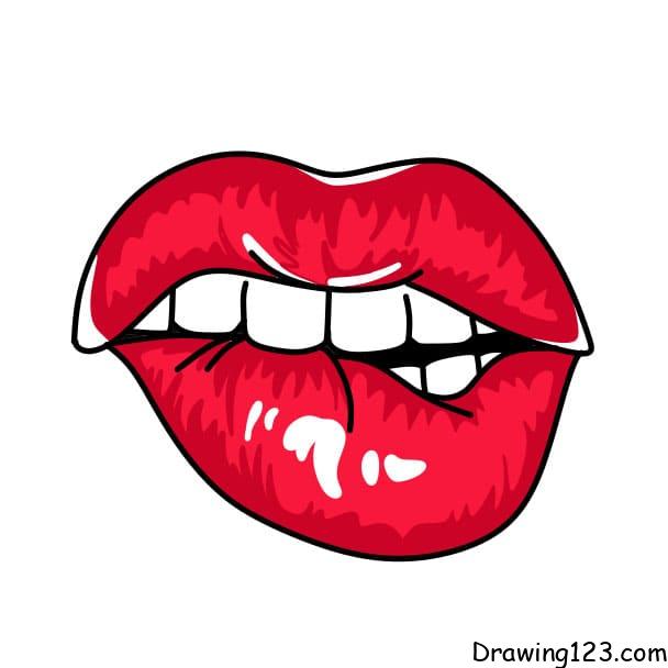how-to-draw-lip-step-4