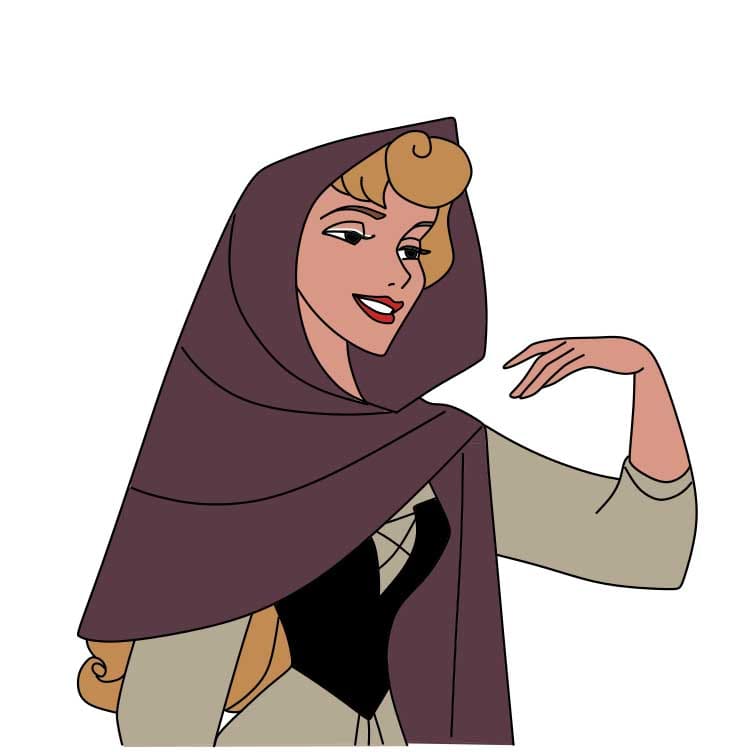 How-to-Draw-Aurora-Step-8-2