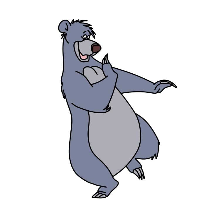 menggambar Baloo