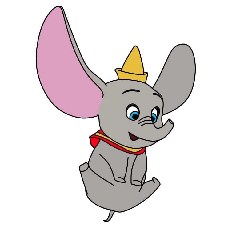 How-to-Draw-Dumbo-Step-9-4