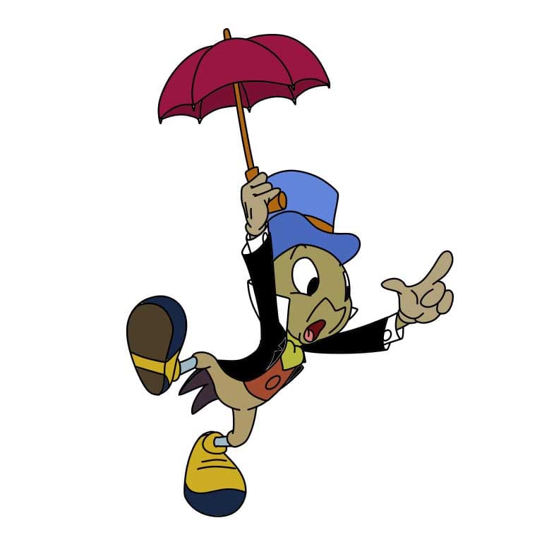 How-to-Draw-Jiminy-Cricket-Step-10