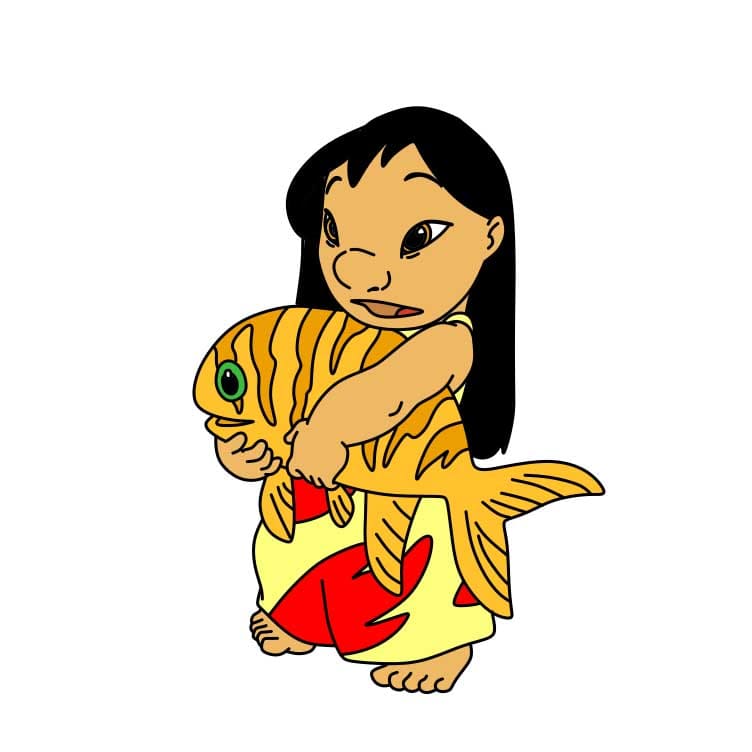 How-to-Draw-Lilo-Pelekai-Step-9-5