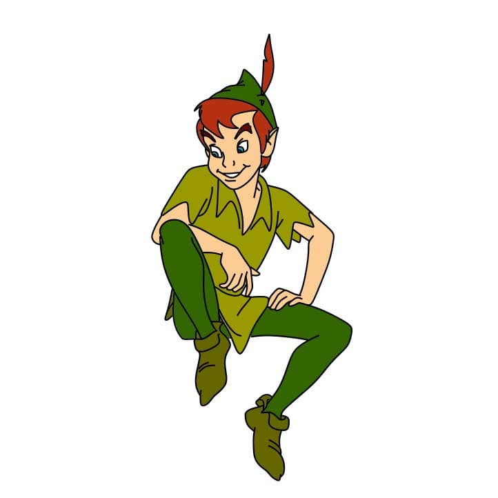 How-to-Draw-Peter-Pan-Step-10