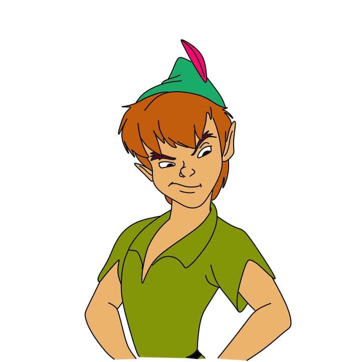 How-to-Draw-Peter-Pan-Step-8-1