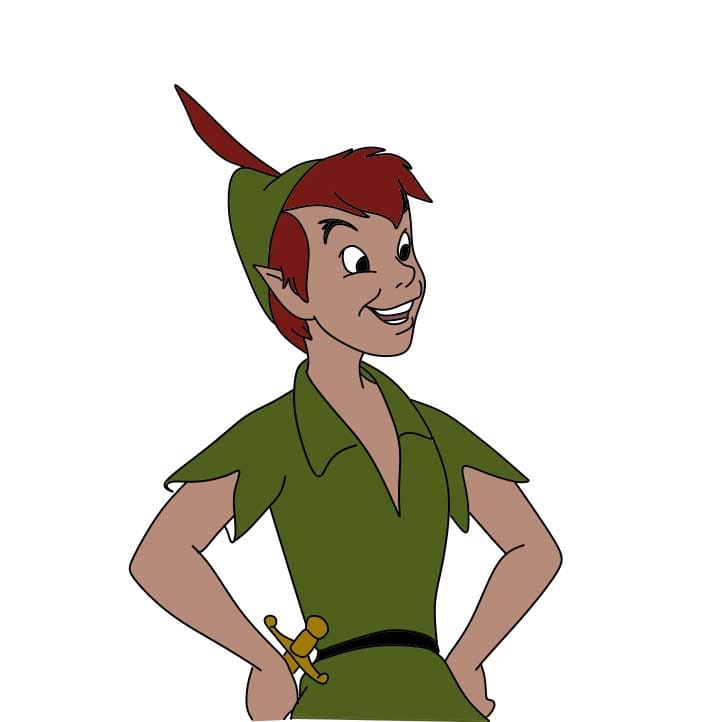 menggambar Peter Pan