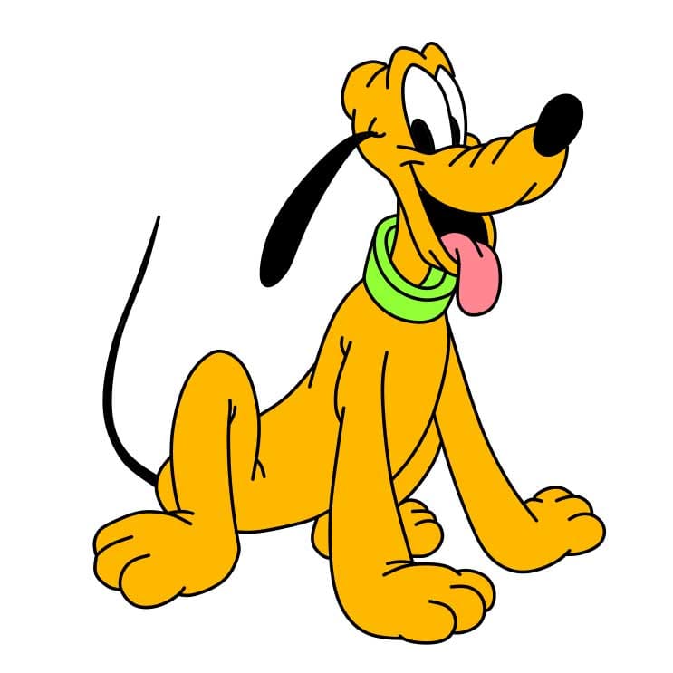 menggambar Pluto