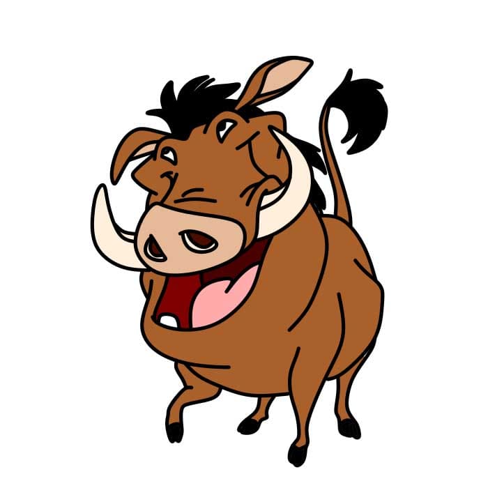 How-to-Draw-Pumbaa-Step-9