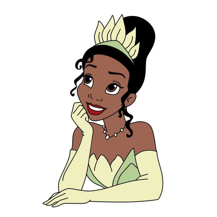 How-to-Draw-Tiana-Step-8-1