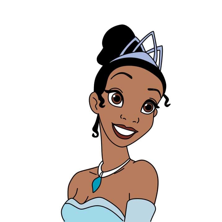 How-to-Draw-Tiana-Step-8-8