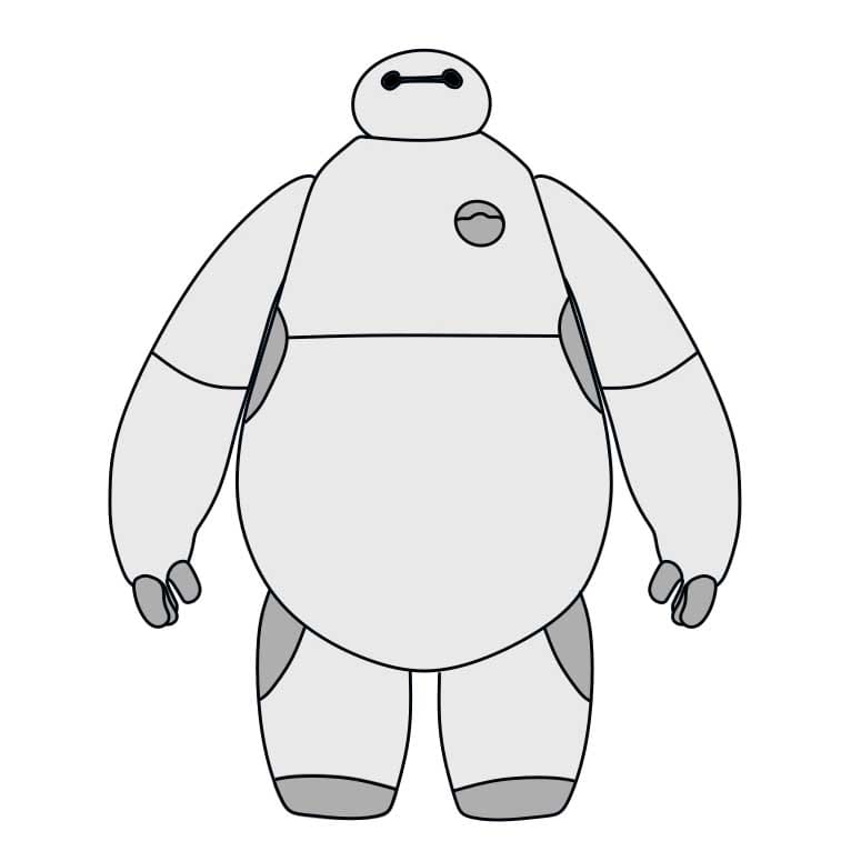 menggambar Baymax