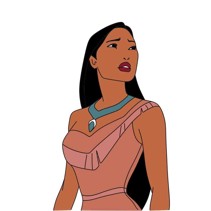 menggambar Film Pocahontas