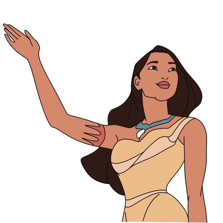 How-to-draw-Pocahontas-Step-8-5