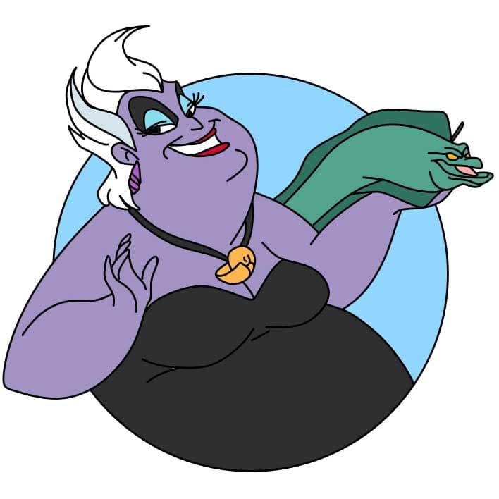 How-to-draw-Ursula-Step-11